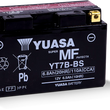 Load image into Gallery viewer, Yuasa YT7B-BS Maintenance Free AGM 12-Volt Battery w/Bottle - Side View