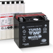 Load image into Gallery viewer, Yuasa YTX14L-BS Maintenance Free AGM 12-Volt Battery w/Bottle - Side View