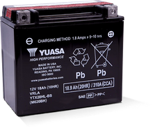 Load image into Gallery viewer, Yuasa YTX20HL-BS High Performance AGM Battery w/Bottle - Side View