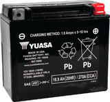 Yuasa Battery YTX20L Maintenance Free AGM 12-Volt Battery fits 2006-2021 Arctic Cat / Buell / CFMOTO
