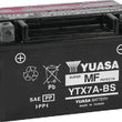Load image into Gallery viewer, Yuasa YTX7A-BS Maintenance Free AGM 12-Volt Battery w/Bottle - Main Product View