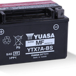Load image into Gallery viewer, Yuasa YTX7A-BS Maintenance Free AGM 12-Volt Battery w/Bottle - Side View