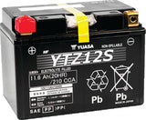 Yuasa Battery YTZ12S Maintenance Free AGM 12-Volt Battery fits 2009-2013 BMW S1000RR / 2001-2003 Honda CBR1100XX Super Blackbird / 2014-2016 Honda CTX700N / 2012-2017 Honda NC700X