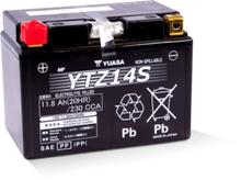 Load image into Gallery viewer, Yuasa YTZ14S Maintenance Free AGM 12-Volt Battery - Side View