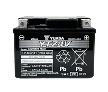 Load image into Gallery viewer, Yuasa YTZ6V Maintenance Free AGM 12-Volt Battery