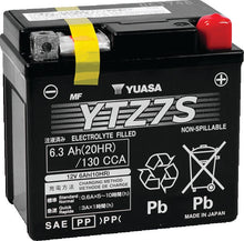 Load image into Gallery viewer, Yuasa YTZ7S Maintenance Free AGM 12-Volt Battery - Main Product View