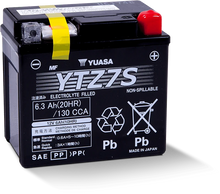 Load image into Gallery viewer, Yuasa YTZ7S Maintenance Free AGM 12-Volt Battery - Side View