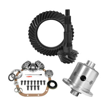 Load image into Gallery viewer, Yukon 10.5in Ford 3.73 Rear Ring &amp; Pinion Install Kit 35 Spline Positraction - Main Product View