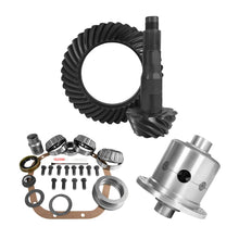 Load image into Gallery viewer, Yukon 10.5in Ford 4.11 Rear Ring &amp; Pinion Install Kit 35 Spline Positraction - Main Product View