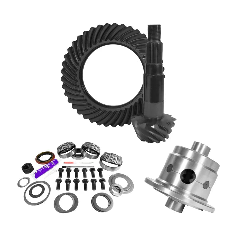 Yukon 11.25in Dana 80 3.54 Rear Ring & Pinion Install Kit 35 Spline Positraction 4.125in BRG - Main Product View