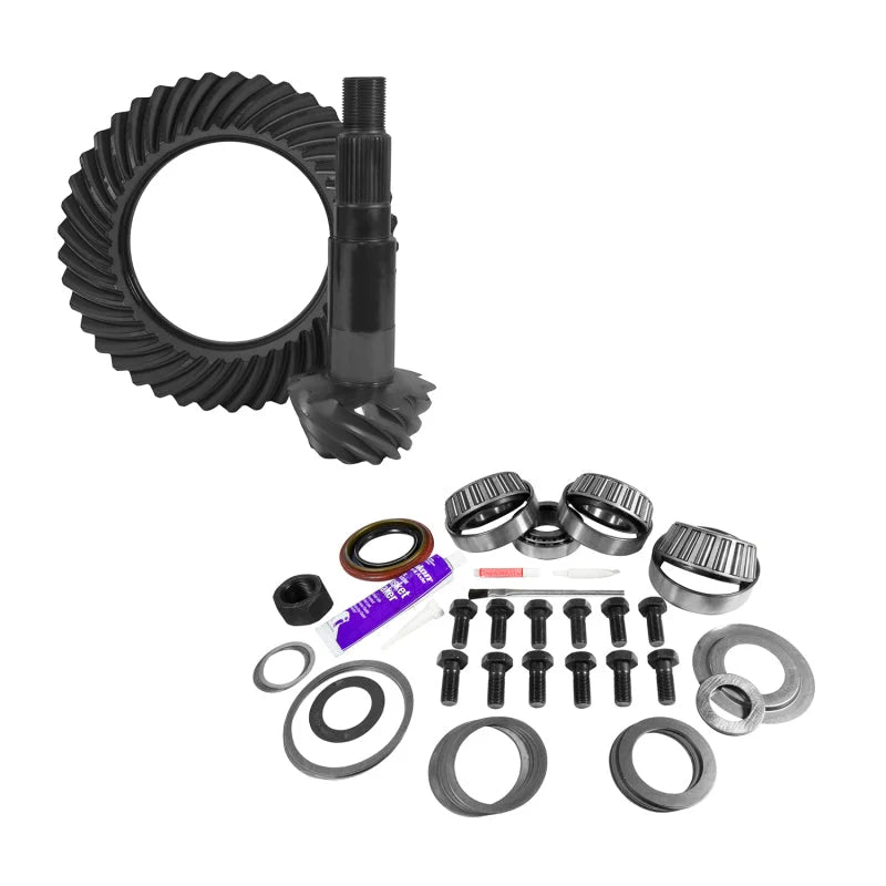 Yukon 11.25in Dana 80 Thin 3.73 Rear Ring & Pinion Install Kit 4.125in OD Bearing - Side View