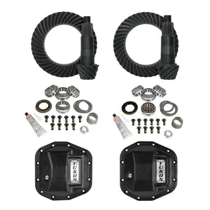 Yukon 18-23 Jeep JL & JT M220 Rear/M210 Front Stage 2 Gear Kit Package 5.38 RATIO w/ F&R Covers - Main Product View