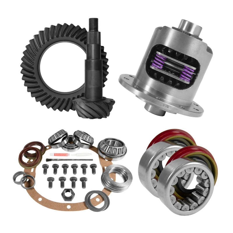 Yukon 8.6in GM 4.88 Rear Ring & Pinion Install Kit 30 Spline Positraction Axle Bearings and Seals - Main Product View