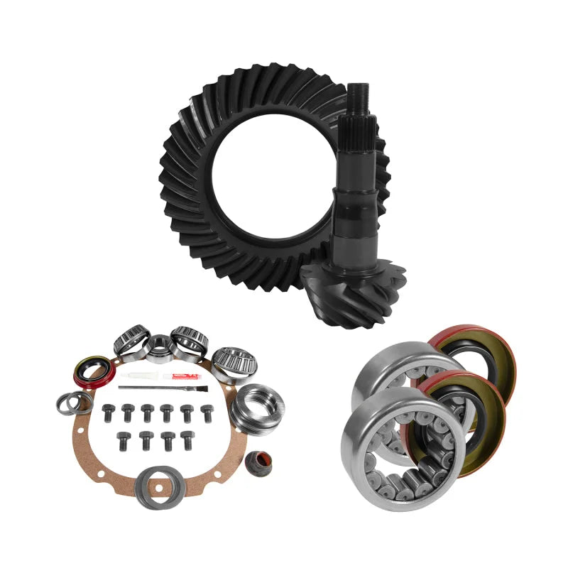 Yukon 8.8in Ford 3.73 Rear Ring & Pinion Install Kit 2.99in OD Axle Bearings and Seals - Main Product View