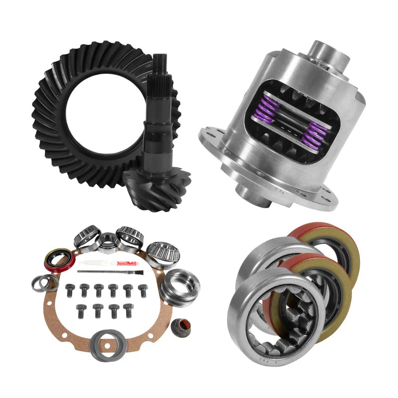 Yukon 8.8in Ford 4.11 Rear Ring & Pinion Install Kit 2.25in OD Axle Bearings and Seals - Main Product View