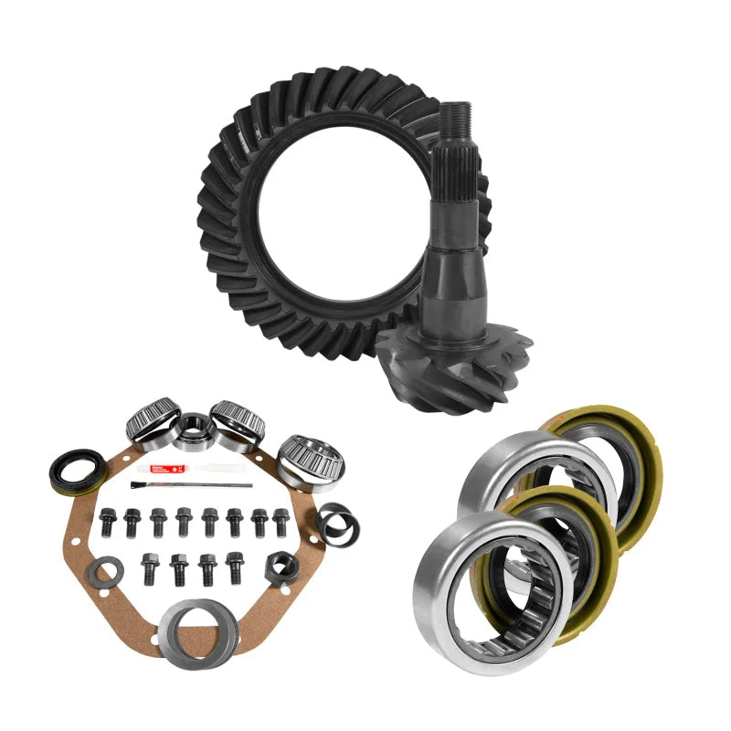 Yukon 9.25in CHY 3.55 Rear Ring & Pinion Install Kit 1.705in Axle Bearings and Seal - Side View