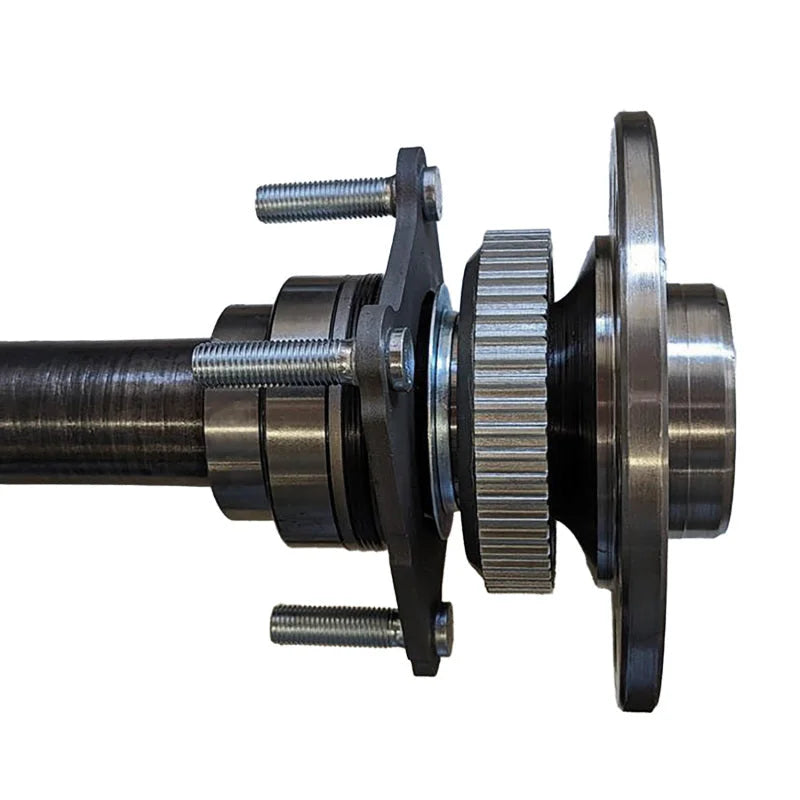 Yukon Chromoly Rear Axle Kit Dana 44 Narrow Track w/E-Locker Right Hand 33.25in Long - Side View