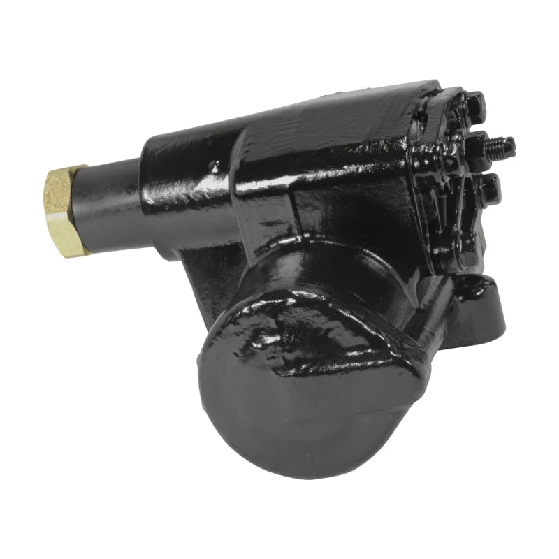 Yukon Gear 08-10 Ford F250/F350 Super Duty Power Steering Gear Box (Input Shaft - Double Flat) - Back View