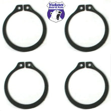 Load image into Gallery viewer, Yukon Gear (4) Full Circle Snap Rings / Fits Dana 60 733X U-Joint w/ Aftermarket Axle - Side View