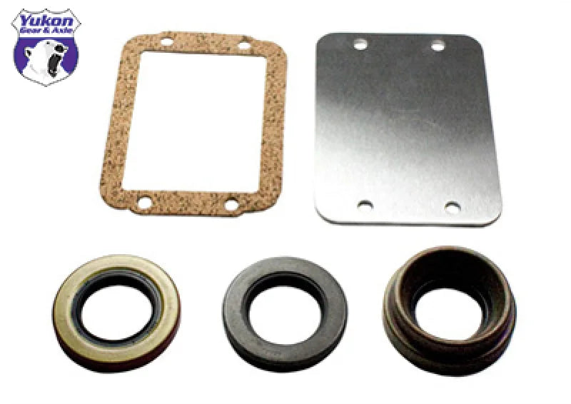 Yukon Gear Dana 30 30Spline Disconnect Block-Off Kit. (Incl. Seals and Plate) - Back View