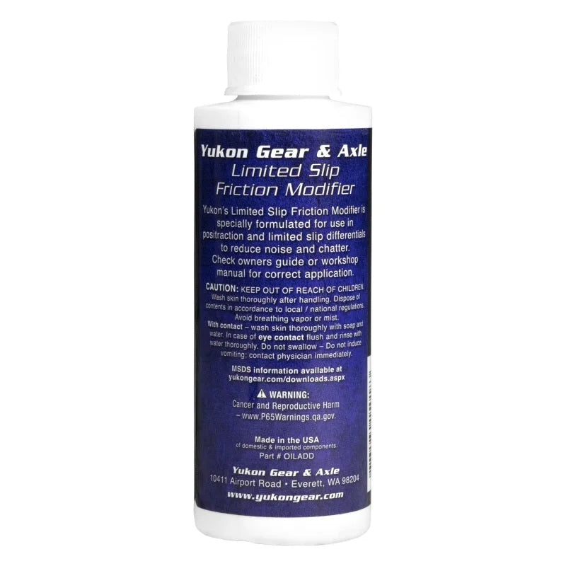Yukon Gear Friction Modifier - Installation View