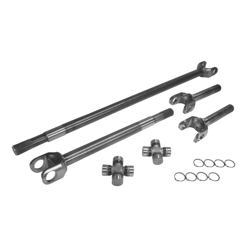 Yukon Gear Front 4340 Chrome-Moly Replacement Axle Kit For 79-87 GM 8.5in 1/2 Ton Truck and Blazer - Installation View