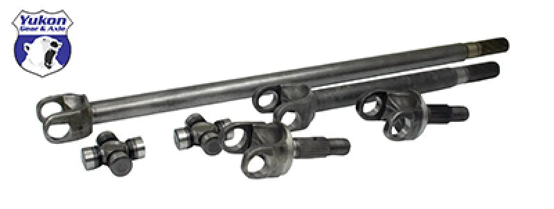 Yukon Gear Front 4340CM Rplcmnt Axle Kit For Dana 30 Jeep XJ / YJ & TJ w/ 30 Spline Axles - Back View