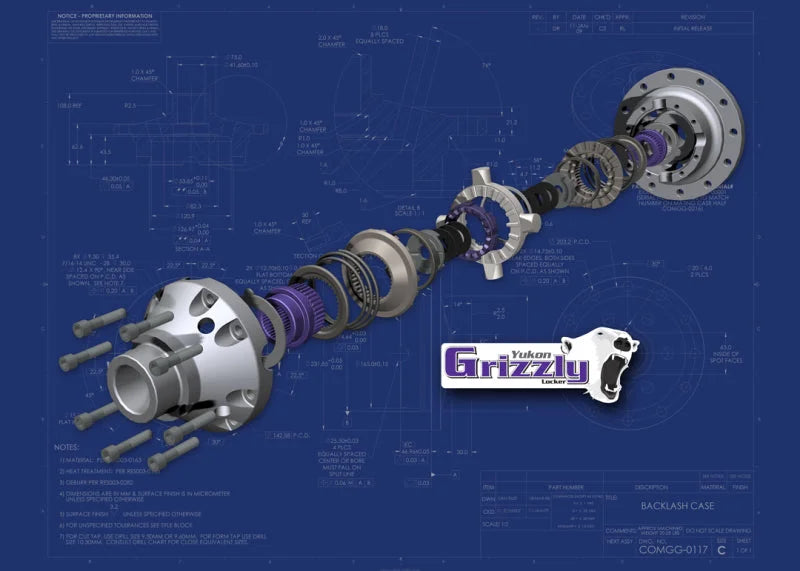 Yukon Gear Grizzly Locker For Ford 9in w/ 31 Spline Axles / Racing Design - Installation View