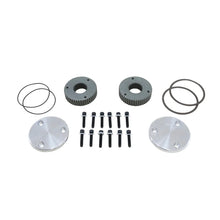 Load image into Gallery viewer, Yukon Gear Hardcore Drive Flange Kit For Dana 60 / 30 Spline Outer Stubs. Yukon Engraved Caps - Main Product View