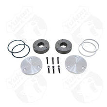 Load image into Gallery viewer, Yukon Gear Hardcore Drive Flange Kit For Dana 60 / 35 Spline Outer Stubs. Non-Engraved Caps - Main Product View
