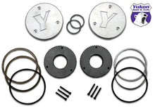 Load image into Gallery viewer, Yukon Gear Hardcore Drive Flange Kit For Dana 60 / 35 Spline Outer Stubs. Non-Engraved Caps - Side View