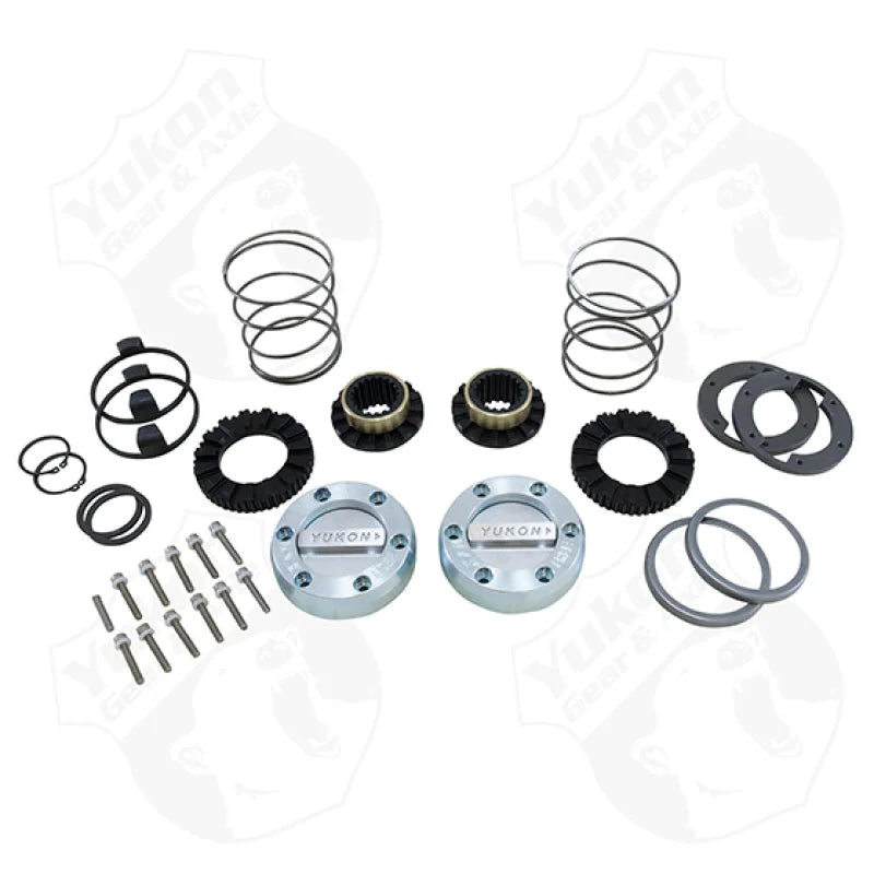 Yukon Gear Hardcore Locking Hub Set For Dana 44 / GM & Ford 1/2 & 3/4 Ton / 19 Spline - Main Product View