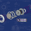 Load image into Gallery viewer, Yukon Gear Hardcore Locking Hub Set For Dana 60 / 35 Spline. 79-91 GM / 78-97 Ford / 79-93 Dodge - Installation View