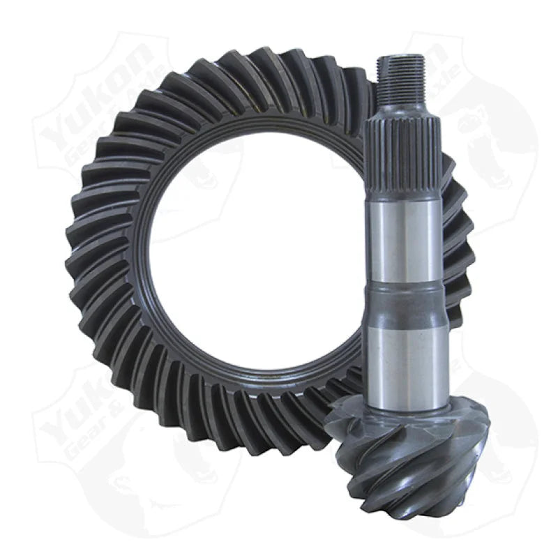 Yukon Gear High Performance Gear Set For Toyota 9in Reverse Rotation Front in a 4.88 Ratio - Side View