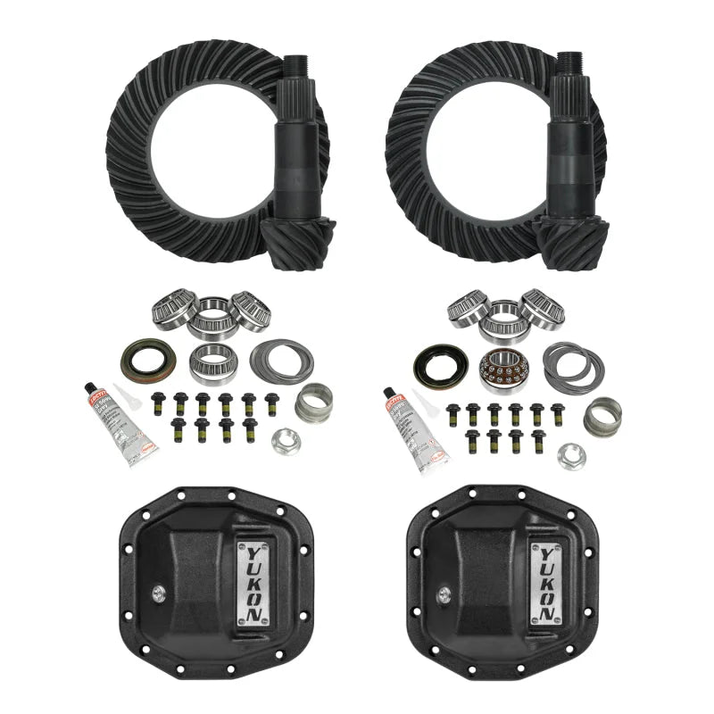 Yukon Gear High Stage 2 Jeep JL Re-Gear Kit w/Covers Dana 30/35 4.88 Ratio 24 Spline - Main Product View