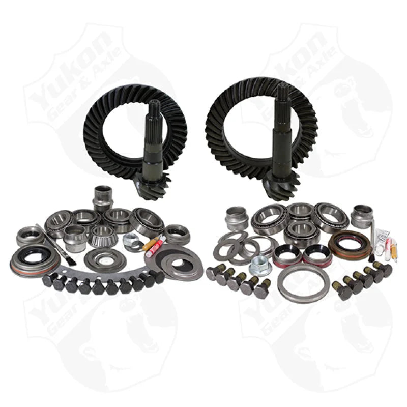 Yukon Gear & Install Kit Package Jeep TJ w/ Dana 30 Front & Dana 44 Rear - 4.56in Ratio - Side View