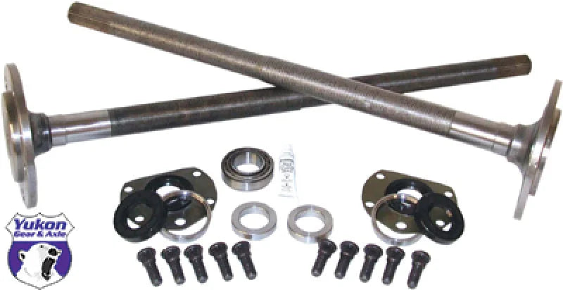 Yukon Gear One Piece Short Axles For Model 20 76-83 CJ5 - Side View