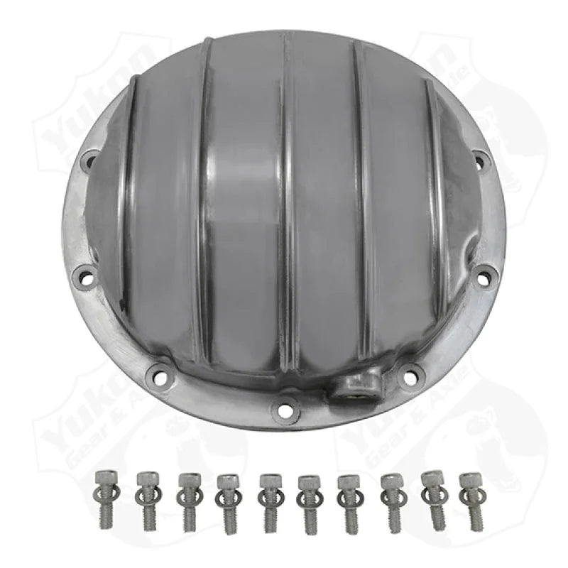 Yukon Gear Polished Aluminum Cover For 8.6in / 8.2in and 8.5in GM Rear - Detail View