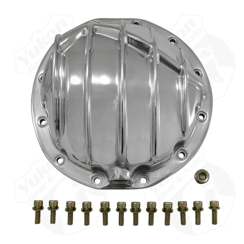 Yukon Gear Polished Aluminum Cover For GM 12 Bolt Car - Side View