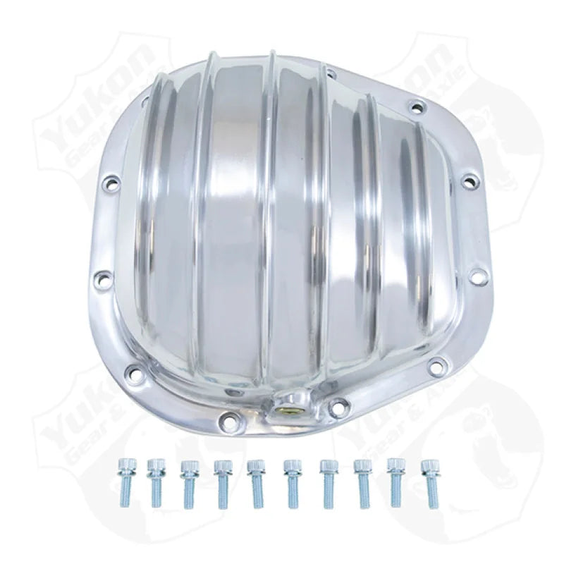 Yukon Gear Polished Aluminum Cover Ford 10.25in and 10.5in Ford - Main Product View