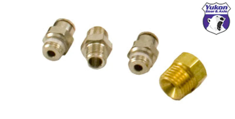 Yukon Gear Zip Locker Bulkhead Fitting Kit - Side View