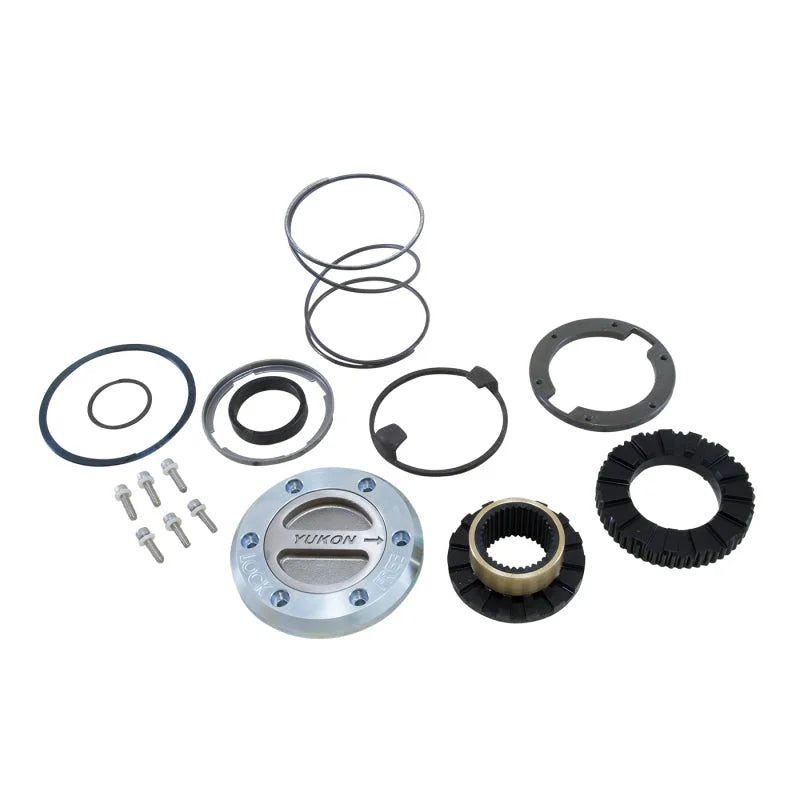 Yukon Hardcore Locking Hub Set for 00-08 Dodge 1-Ton Front w/Spin Free Kit 1 Side Only - Main Product View