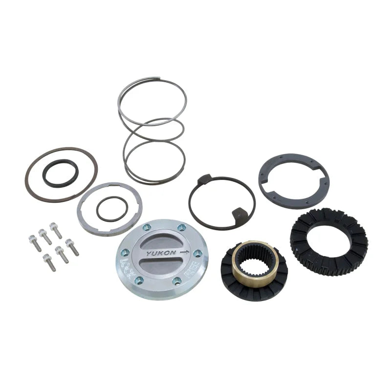 Yukon Hardcore Locking Hub Set for 94-99 Dodge Dana 60 w/Spin Free Kit 1 Side Only - Main Product View