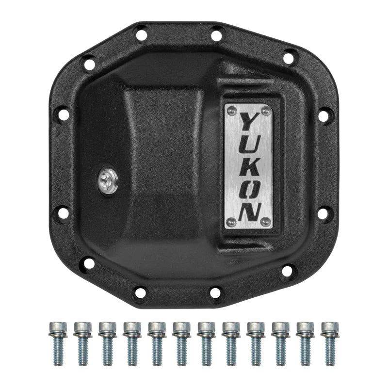 Yukon Hardcore Nodular Iron Cover for 2018 Jeep Wrangler JL Front Dana 30 - Main Product View