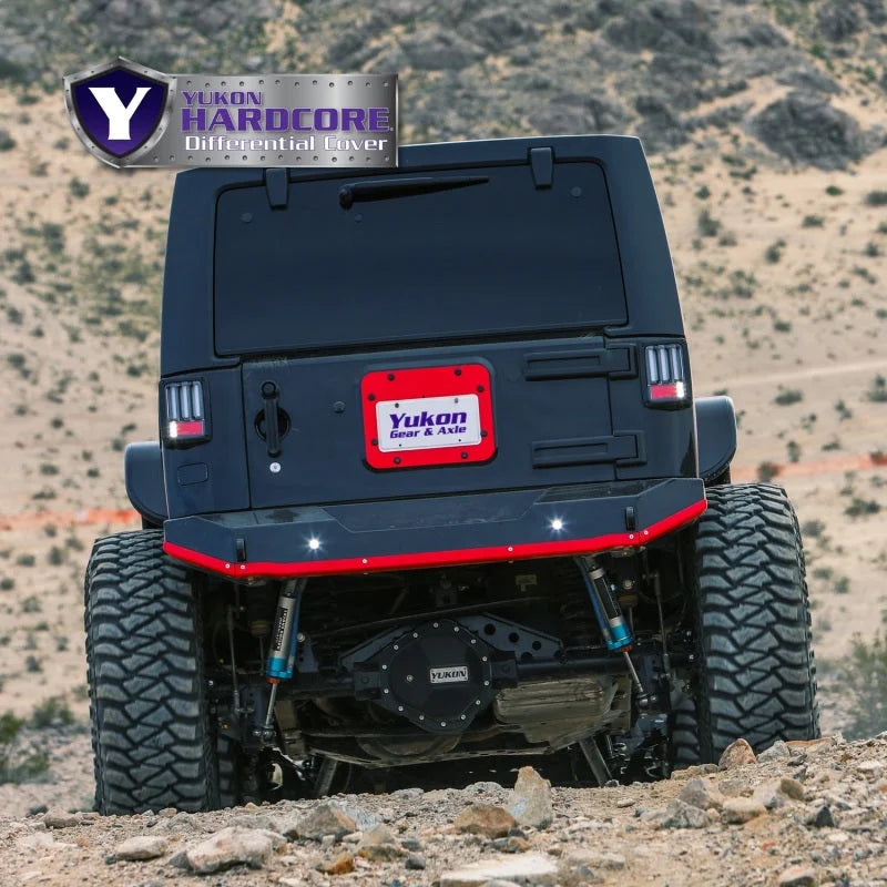 Yukon Hardcore Nodular Iron Cover for Rear GM 8.6in w/8mm Cover Bolts - Side View