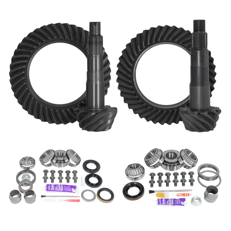 Yukon Ring & Pinion Gear Kit Front & Rear for Toyota 8.2/8IFS Diff (w/o Factory Locker) 4.56 Ratio - Main Product View