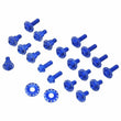Load image into Gallery viewer, ZETA - Aluminum Bolt Kit Yam Blue - 634-8379B