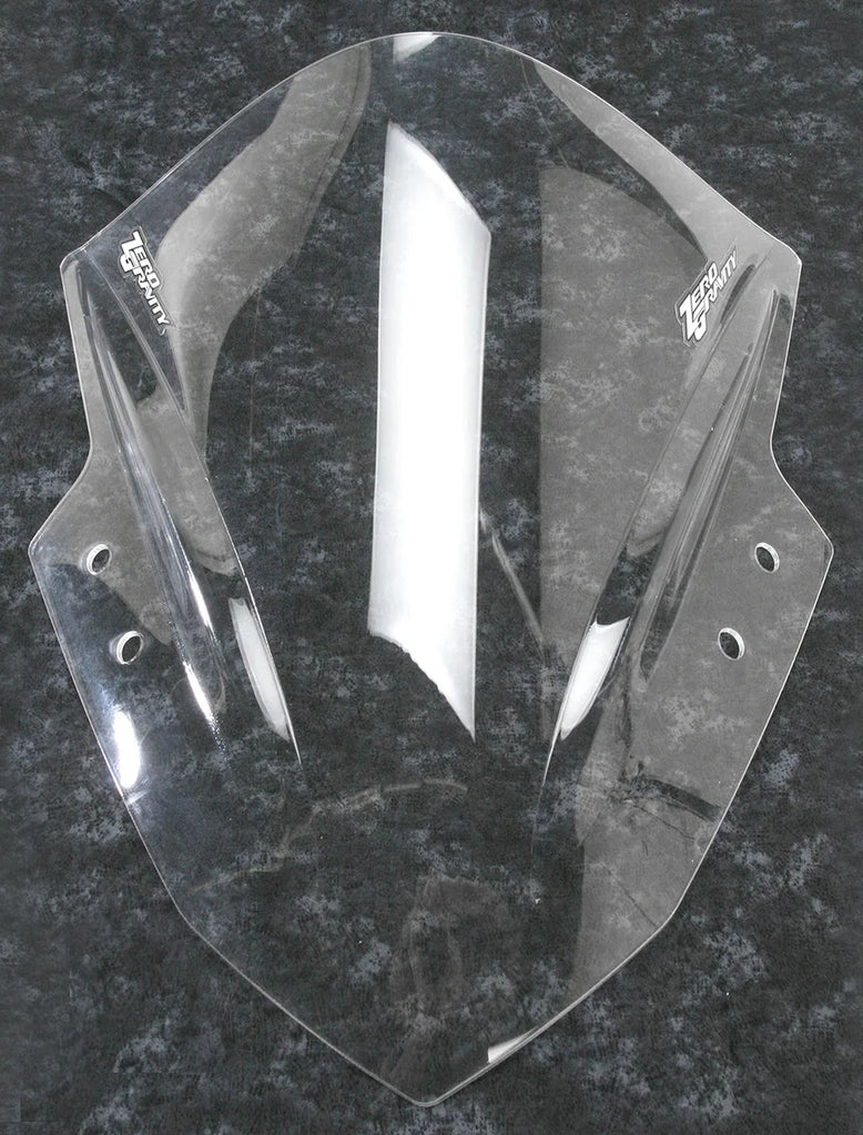Zero G Corsa Windscreen - Clear - Ninja 300 - Back View