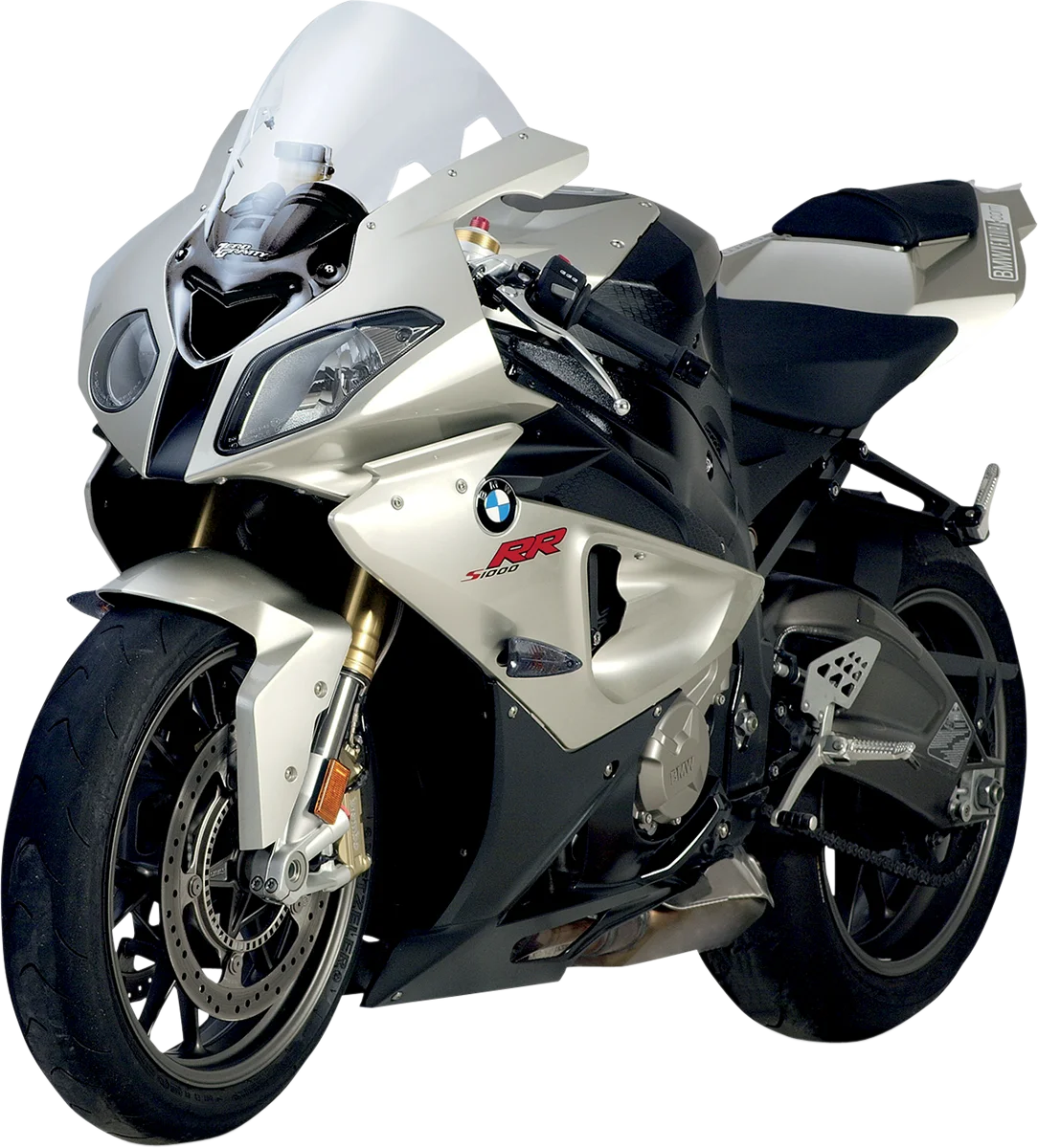 Zero G Corsa Windscreen - Clear - S1000RR - Installation View