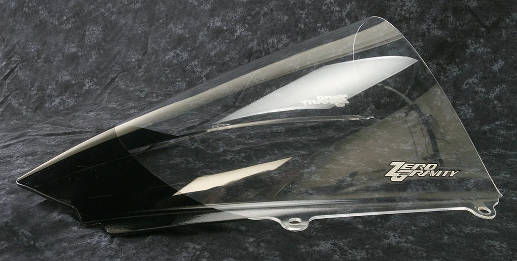 Zero G Corsa Windscreen - Clear - Triumph 675 - Side View